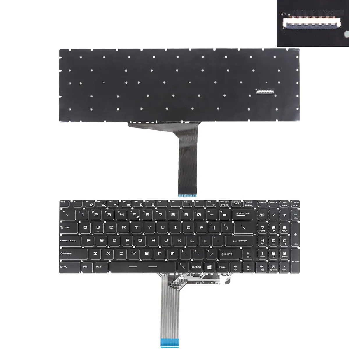 Picture of MSI GP73 Leopard 8RE MS-17C5 17E2 GE75 GP75 9SD GS73VR  BLACK(Integrated Keyboard WIN8)